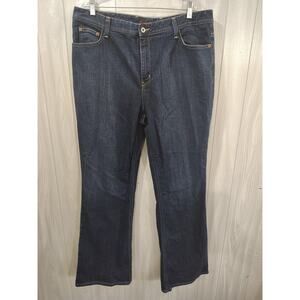 Vintage Women's Eddie Bauer Premium Denim Jeans Size 16 R Made In Mexico Western